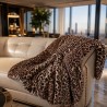 Deluxe Polar Faux Fur Throw | Luxury Cream Faux Fur Throws and Blankets