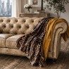 Midsummer Reversible Velvet Throw | Reversible Floral Printed Velvet Throw