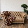 Midsummer Reversible Velvet Throw | Reversible Floral Printed Velvet Throw