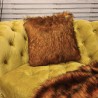 Zanzibar Fake Fur Kussens | Statement Bankkussens