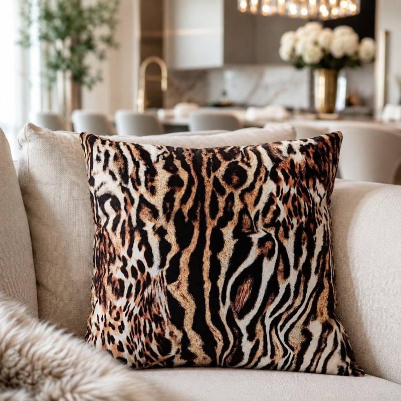 Chinoiserie Luxe Fluwelen Kussens | Oriëntaals Bedrukte Fluwelen Kussens