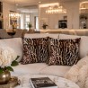 Coussins en Velours de Luxe Chinoiserie | Coussins en Velours Imprimés Orientaux