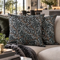 Willow Bough Sage Kissen | Gemusterte Kissen | Grün bedruckte Kissen