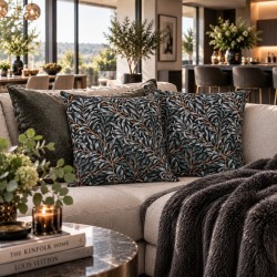Cuscini Salvia Rami di Salice | Cuscini Decorati | Cuscini Stampati Verdi