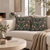 Strawberry Thief Tealwood Cushion | William Morris Cushion Covers