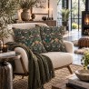 Coussins Navy Strawberry Thief | Housses de coussin bleues William Morris