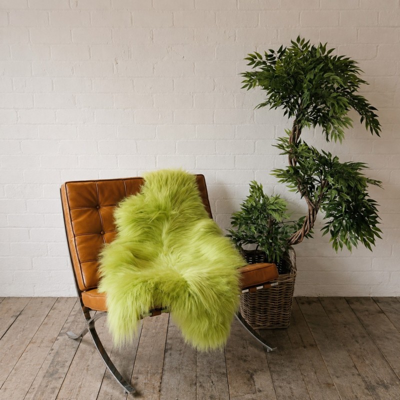 Ivory White Pure Sheepskin Vloerkleed | Natuurlijk Wit IJslands Schapenvacht Vloerkleed