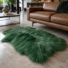Tapis en Peau de Mouton Ivoire Blanc Pur | Tapis en Peau de Mouton Islandais Blanc Naturel