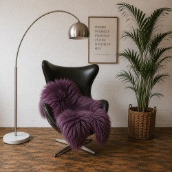 Ivory White Pure Sheepskin Vloerkleed | Natuurlijk Wit IJslands Schapenvacht Vloerkleed