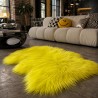 Ivory White Pure Sheepskin Vloerkleed | Natuurlijk Wit IJslands Schapenvacht Vloerkleed