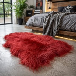 Ivory White Pure Sheepskin Vloerkleed | Natuurlijk Wit IJslands Schapenvacht Vloerkleed