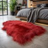 Tapis en Peau de Mouton Ivoire Blanc Pur | Tapis en Peau de Mouton Islandais Blanc Naturel