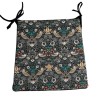 Taps toelopende zitkussen Strawberry Thief Navy | William Morris Print Zitkussens