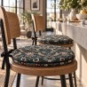 Round Bistro William Morris Seat Pads | Circular Chair Pads