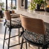 Round Bistro Willow Bough Seat Pads | William Morris Seat Pads |