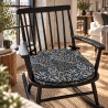 Strawberry Thief Navy Spindle Stoelkussen | Bloemrijke Spindle Stoelkussens |
