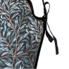 Erdbeer-Dieb Navy Spindel Sitzkissen | Florale Spindel Stuhlkissen |