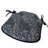 Erdbeer-Dieb Navy Spindel Sitzkissen | Florale Spindel Stuhlkissen |