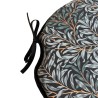Cuscino per Sedia con Fiori "Strawberry Thief" Blu Navy | Cuscini per Sedia con Fiori |