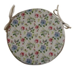 Coussins de siège de bistrot ronds avec cerfs et biches | Coussins de chaise ronds avec motif de cerf