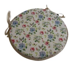 Coussins de siège de bistrot ronds avec cerfs et biches | Coussins de chaise ronds avec motif de cerf