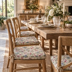 Flowery Tapered Seat Pads | Non-slip Floral Tapered Seat Pads