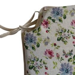 Cuscini per sedie a fuso floreali classici | Cuscini per sedie a fuso colorati e fioriti