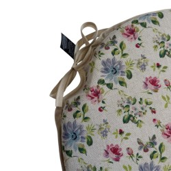 Klassische florale Spindelsitzkissen | Bunte blumige Spindelstuhlkissen