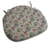 Large Floral Spindle Seat Pads | Flowery Spindle Shaped Chair Pads
