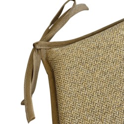 Herringbone D Shaped Seat Pads | Classic D Herringbone Chair Pads