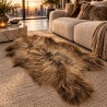 Natural Icelandic Sheepskin Rugs | Extra Large Brown Sheepskin