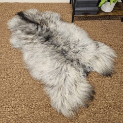 Tappeto in Pura Pelle di Pecora Avorio Bianco | Tappeto in Pelle di Pecora Islandese Bianco Naturale