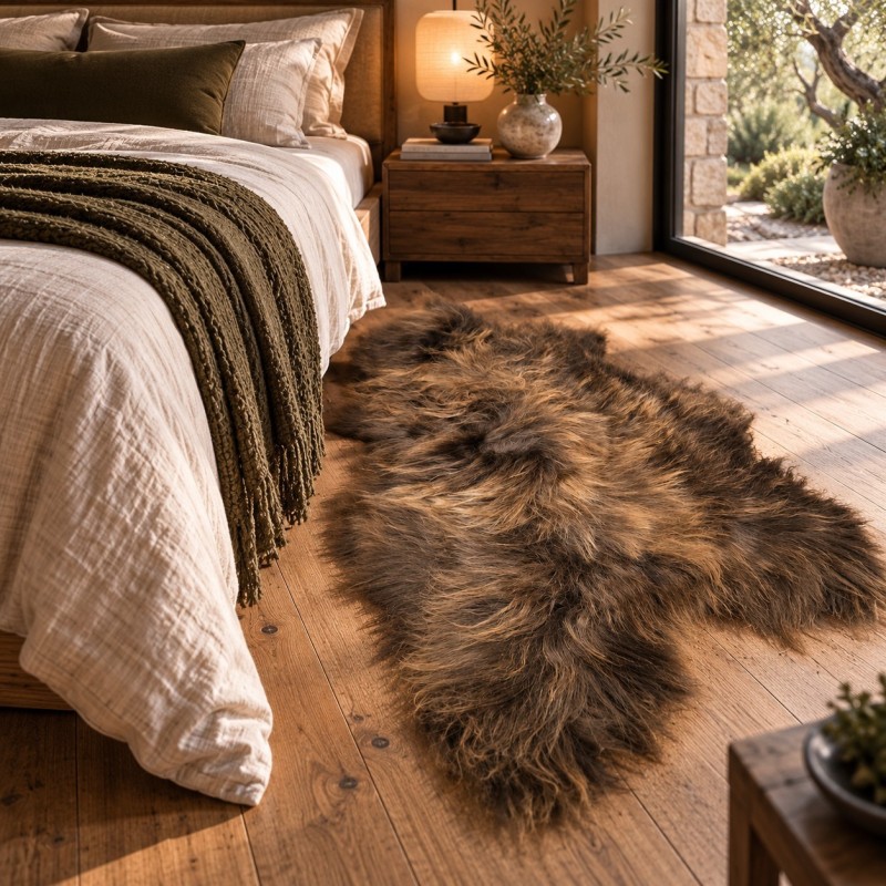 Brown Icelandic Sheepskin | Natural Brown Icelandic Sheepskin