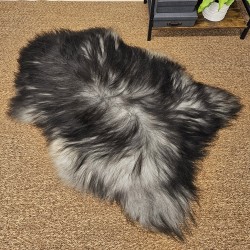 Large Icelandic Sheepskins | Dark Grey Sheepskin Rugs