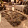 Tappeto in Pura Pelle di Pecora Avorio Bianco | Tappeto in Pelle di Pecora Islandese Bianco Naturale