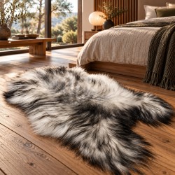 Ivory White Pure Sheepskin Vloerkleed | Natuurlijk Wit IJslands Schapenvacht Vloerkleed