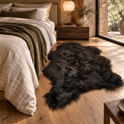Ivory White Pure Sheepskin Vloerkleed | Natuurlijk Wit IJslands Schapenvacht Vloerkleed