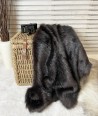 Faux Fur Cushions, Baby Blue Faux Fur Cushion , faux-fur-throws