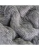 Faux Fur Cushions, Grey Squirrel Faux Fur Cushion , faux-fur-throws