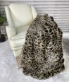 Faux Fur Cushions, Grey Wolf Faux Fur Cushion , faux-fur-throws