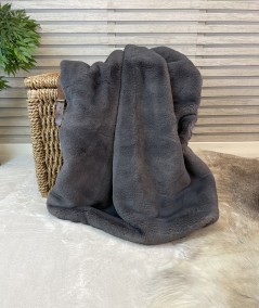 Bobcat Faux Fur Throw