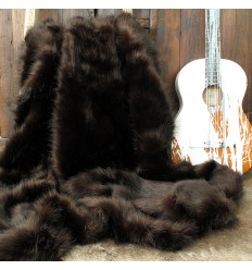 Faux Fur Throws, Brown Bear Faux Fur Throw , faux-fur-throws