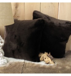Faux Fur Cushions, Bison Faux Fur Cushion , faux-fur-throws
