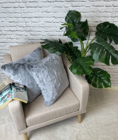 Luxury fur cushions