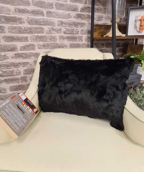 Black rectangular pillows