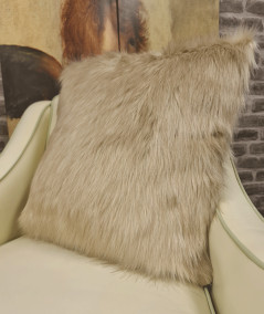 Camel Faux Fur Cushion Covers