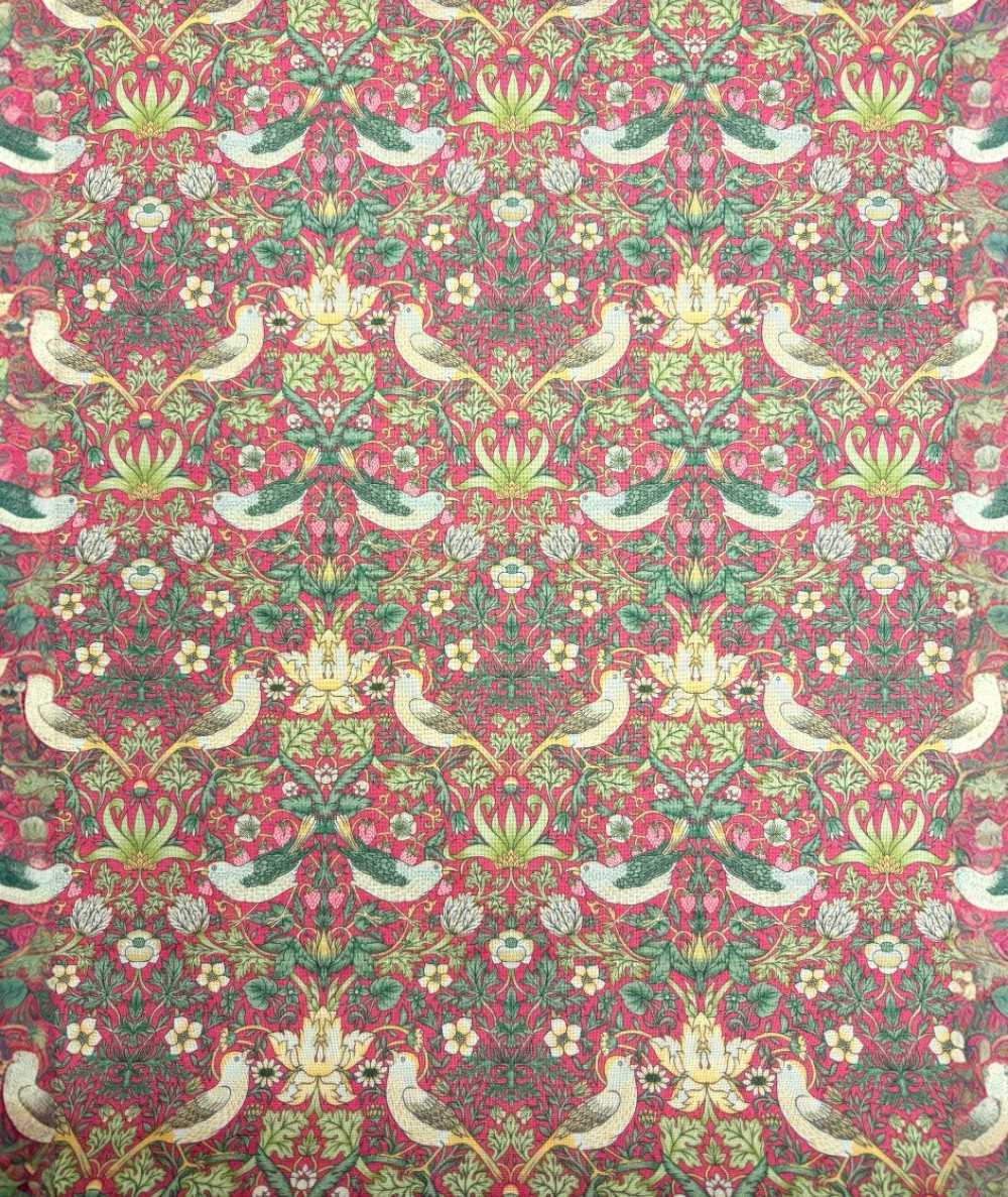 Strawberry Thief Crimson Fabric