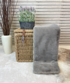 Richmond Taupe Faux Fur Bed Runner