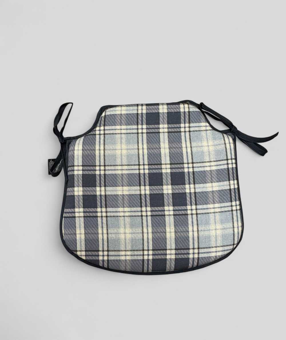 Spindle Seat Pads Highland Check Denim