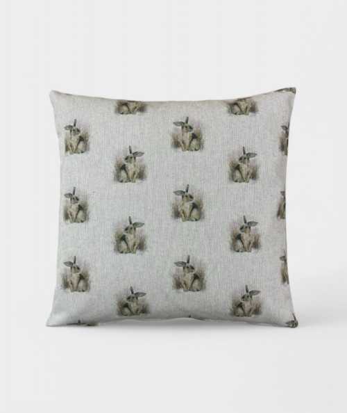 Rabbit print square cushions